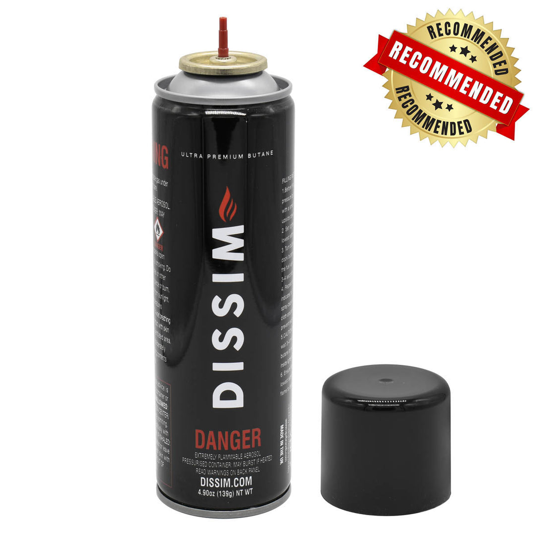 Dissim Ultra-Premium Butane Lighter Fuel - 4.9 OZ butane Dissim