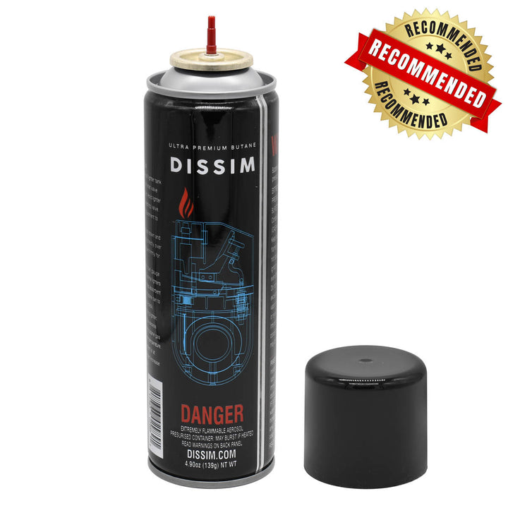 Dissim Ultra-Premium Butane Lighter Fuel - 4.9 OZ butane Dissim