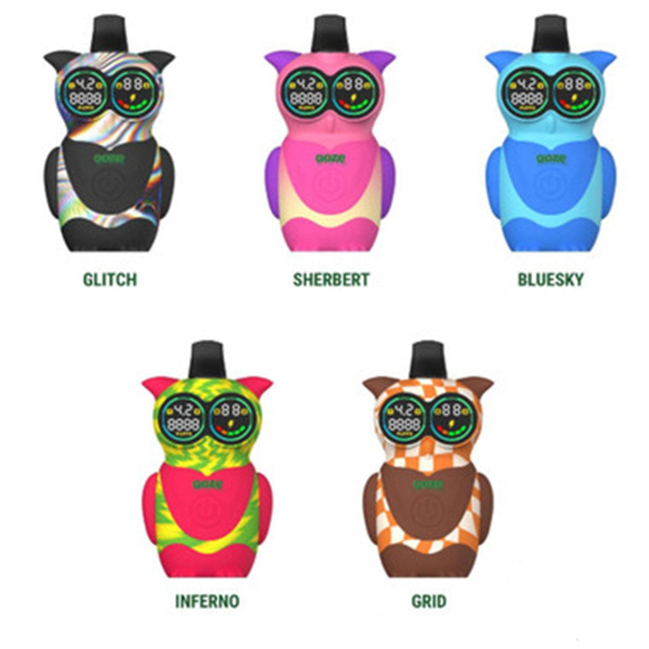 Ooze Hoot Dual 510 Thread Vape Cart Battery Vape Batt Ooze Hoot Dual 510 Thread Vape Cart Battery Vape Batt