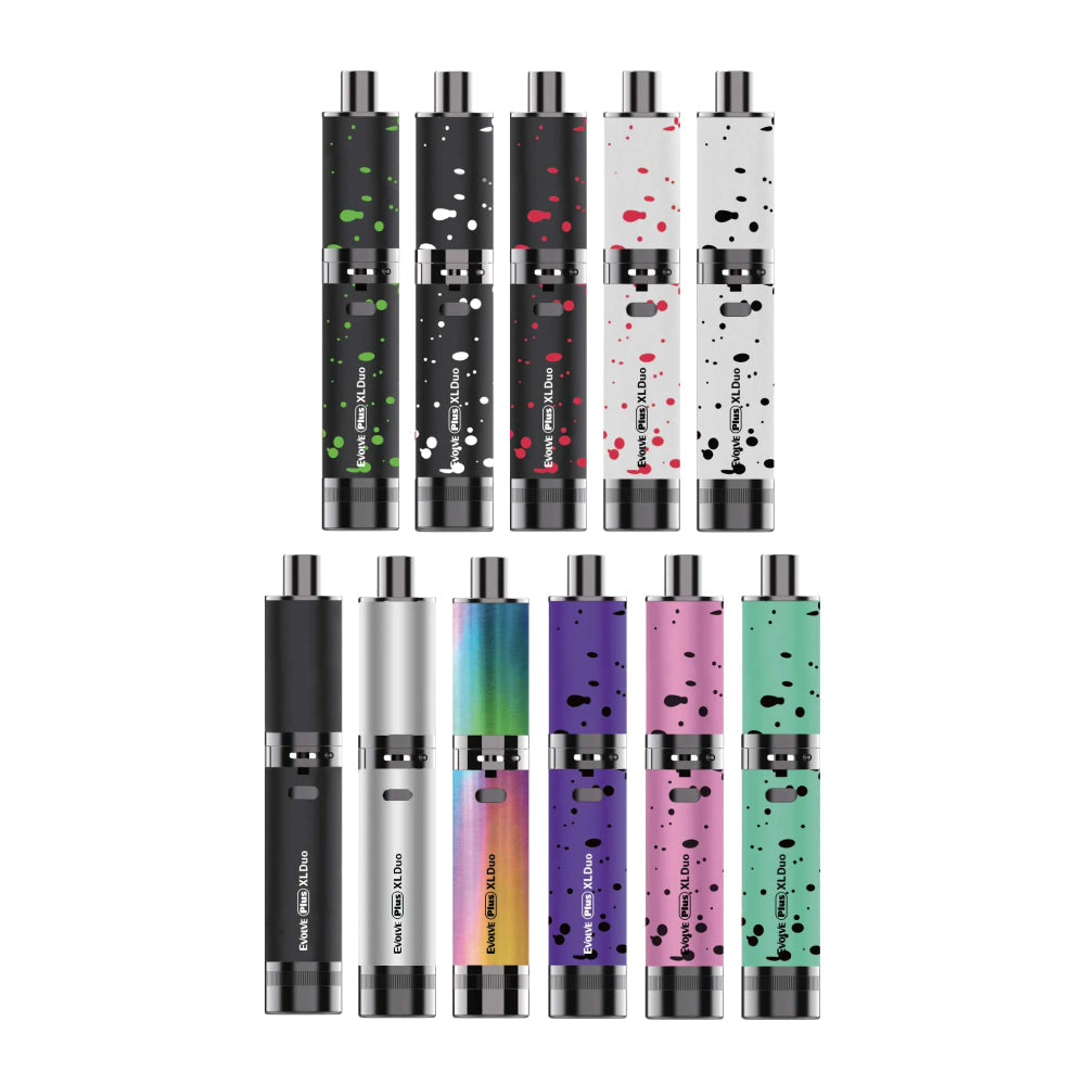 Yocan Wulf Evolve Plus XL Duo: 2-in-1 Dab Pen & Dry Herb Vaporizer Vape Batt Yocan Wulf Evolve Plus XL Duo: 2-in-1 Dab Pen & Dry Herb Vaporizer Vape Batt