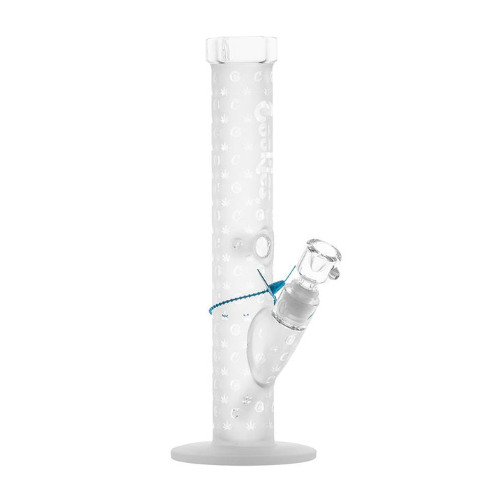 Cookies V Straight Glass Bong & Grinder Set
