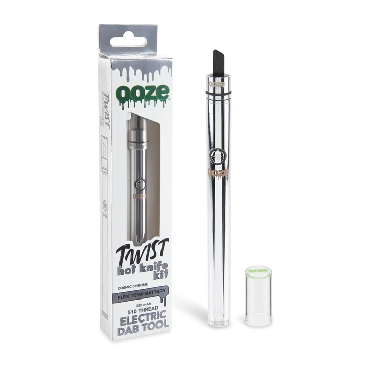 Ooze Twist Hot Knife Kit -  A 510 Thread Cart Pen Electric Dab Tool Tools Ooze Cosmic Chrome
