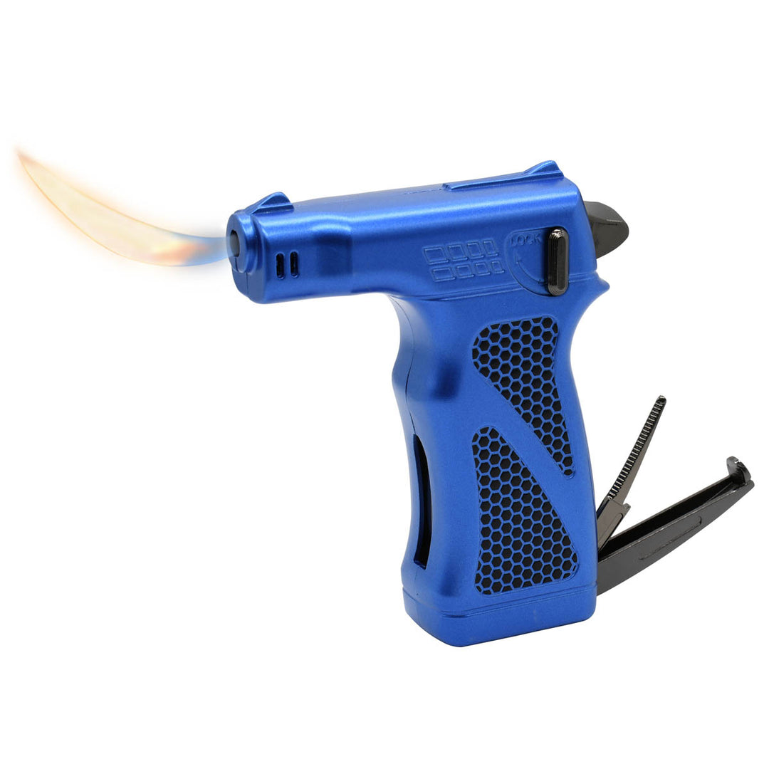 Dissim Hammer Soft Flame Precision Pipe Lighter & Tools Lighters Dissim Blue