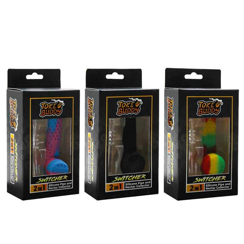 Toke Buddy Switcher 2-in-1 Silicone Hand Pipe & Nectar Collector