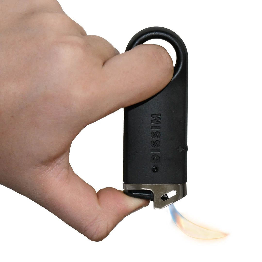 Dissim Slim Soft-Flame Lighter Lighters Dissim Gray
