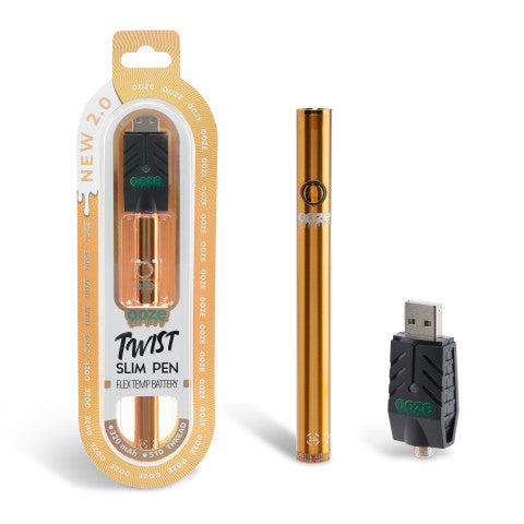 Ooze Twist 2.0 Slim 510 Thread Vape Cart Pen Battery