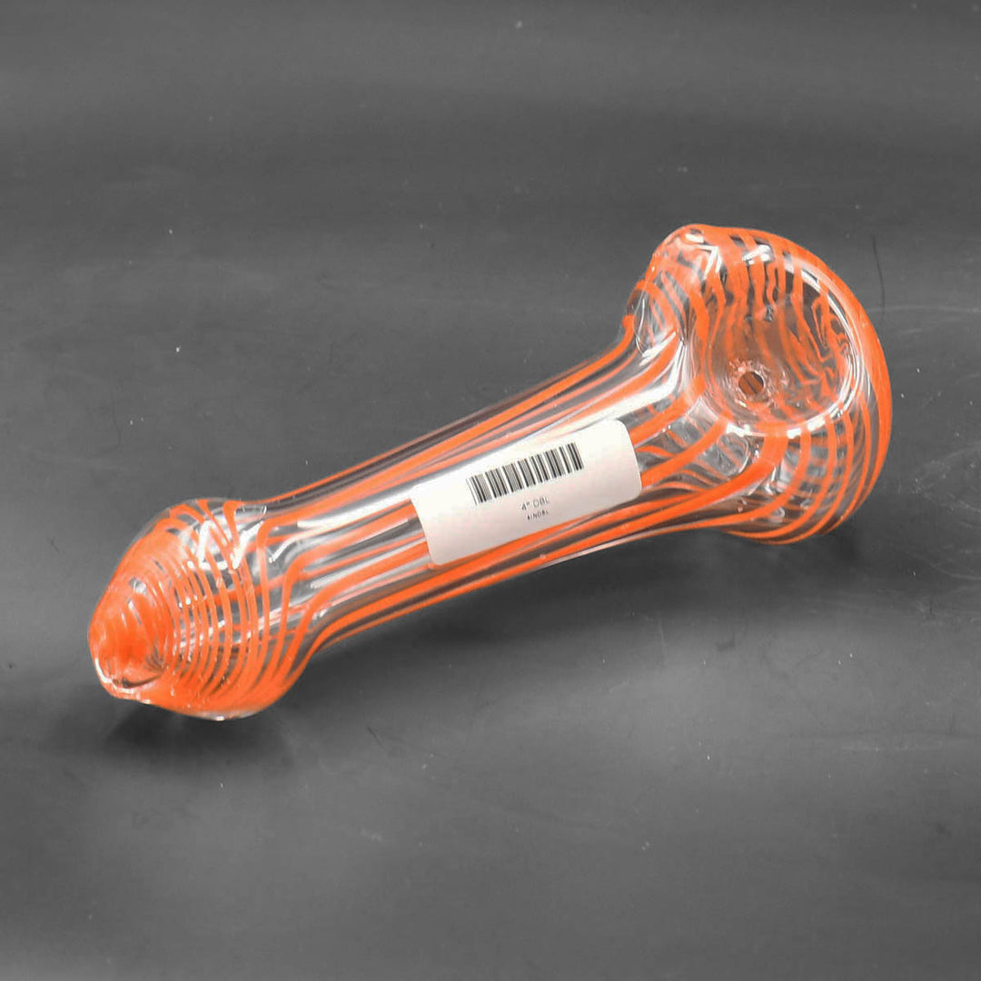 Assorted 4-Inch Double Glass Hand Pipes - 4INDBL Glass Pipes Glass Pipes