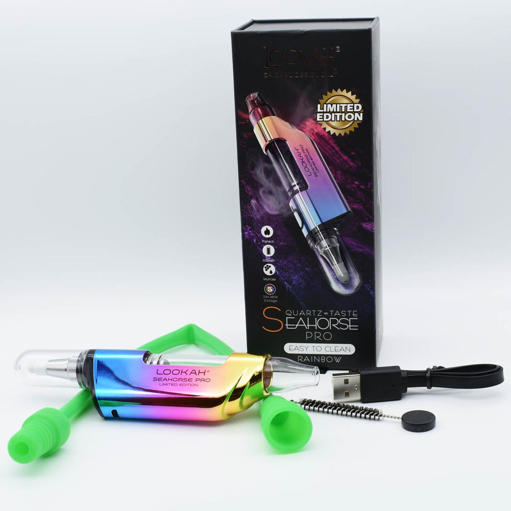 Lookah Seahorse PRO Dab Pen Nectar Collector  Lookah Rainbow (Limited Edition)