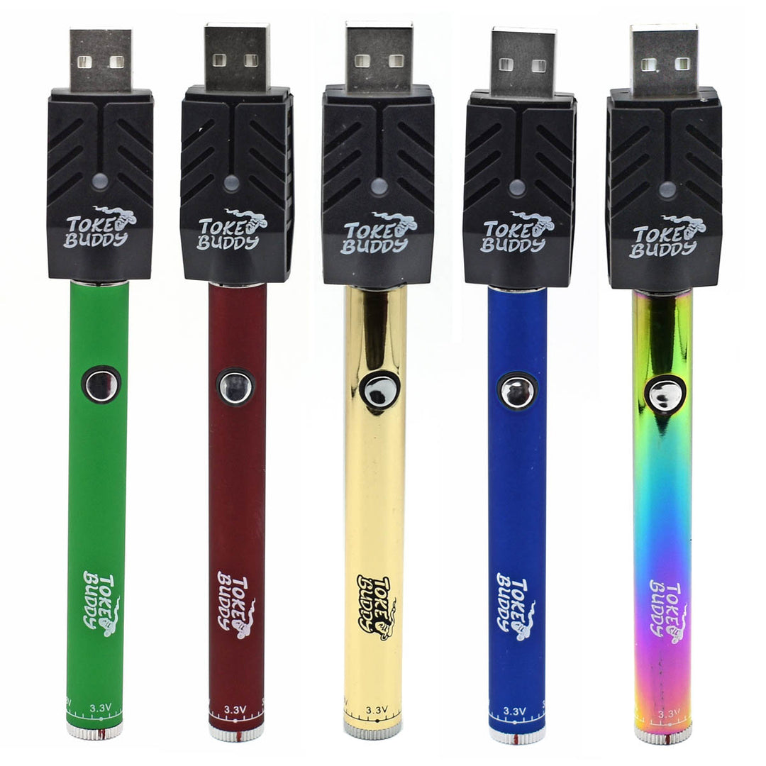 Toke Buddy Twist 510 Thread Vape Cart Pen Battery Vapor Batteries Toke Buddy