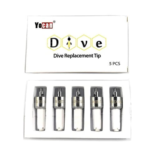 Yocan Dive Replacement Tips - 5 Pack Vape Coils Yocan