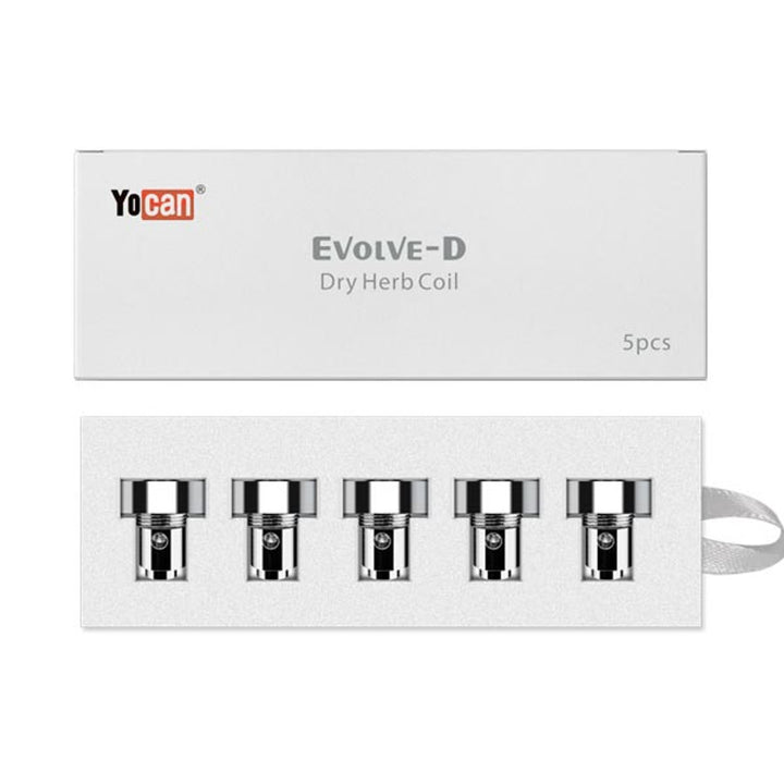 Evolve-D Dry Herb Dual Coil - 5 Pack Vape Coils Yocan
