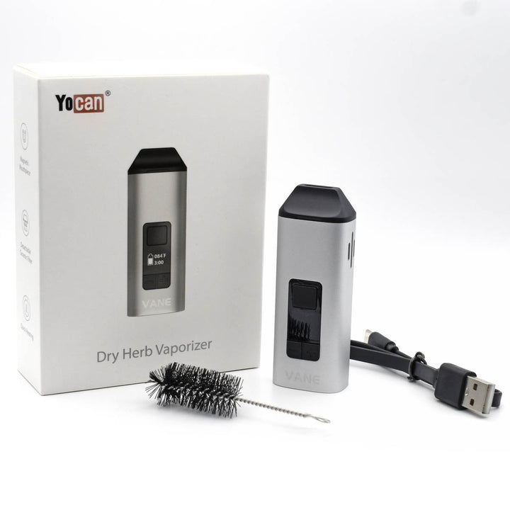 Yocan Vane Dry Herb Vaporizer Battery  Yocan Silver