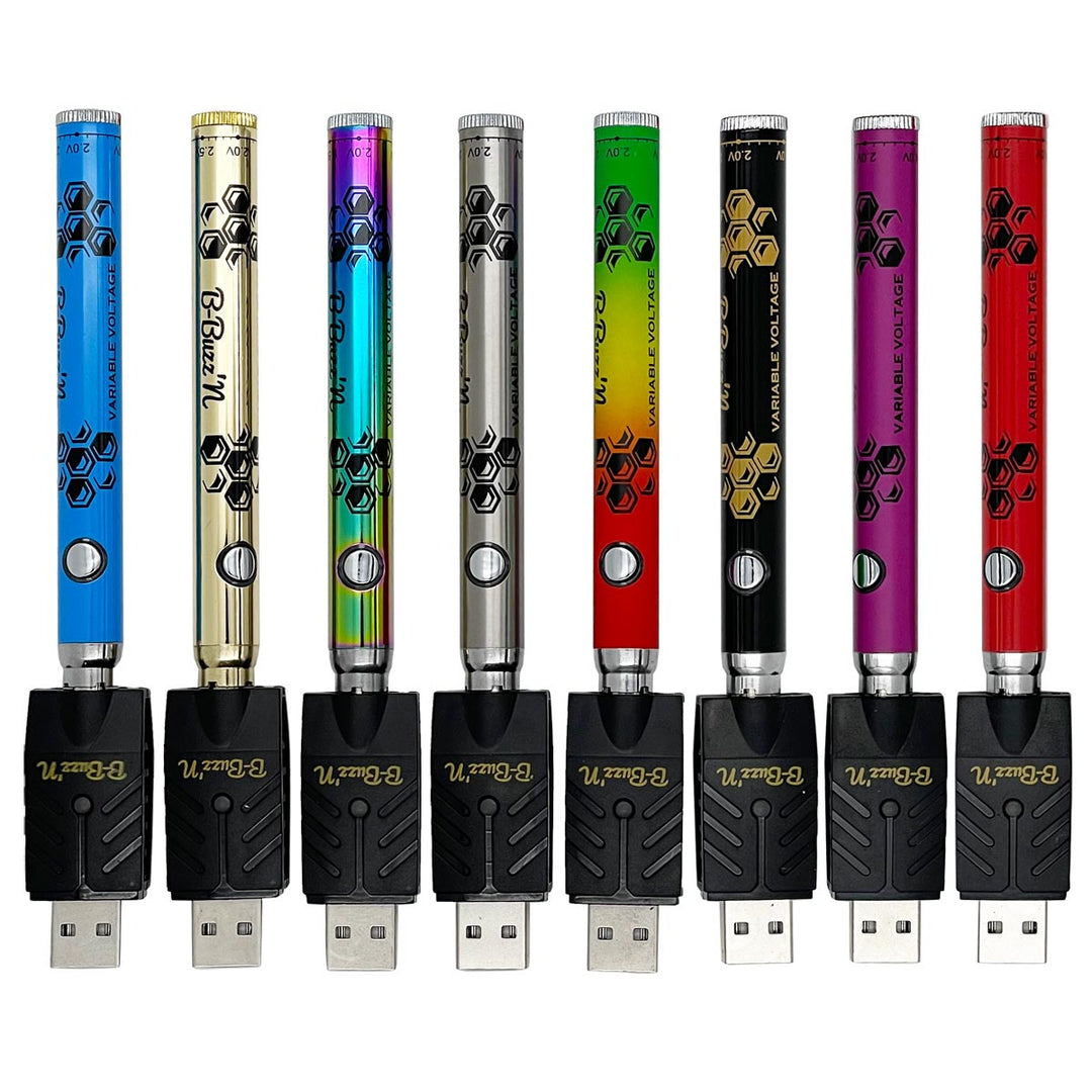 B-buzz'n Slim VV Twist 510 Thread Vape Cart Pen Battery  B-Buzz'n   