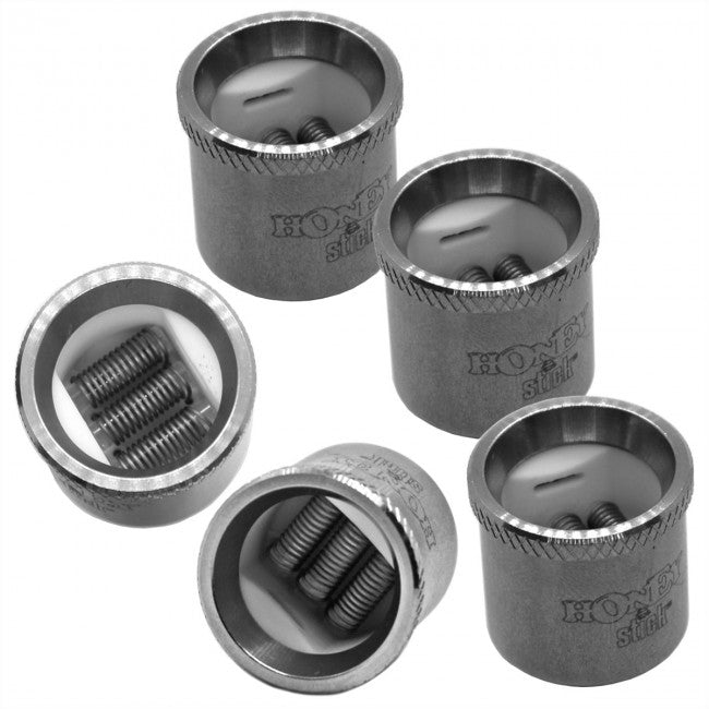 Honeystick Extreme Tank Triple Quartz Coil / 5-pack  Honeystick