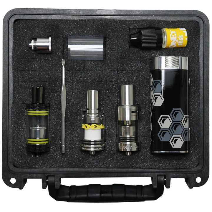 Honeystick Defender 3-in-1 Vape Kit for Essential Oil, Wax and Dry Herbs Vape Mod Honeystick