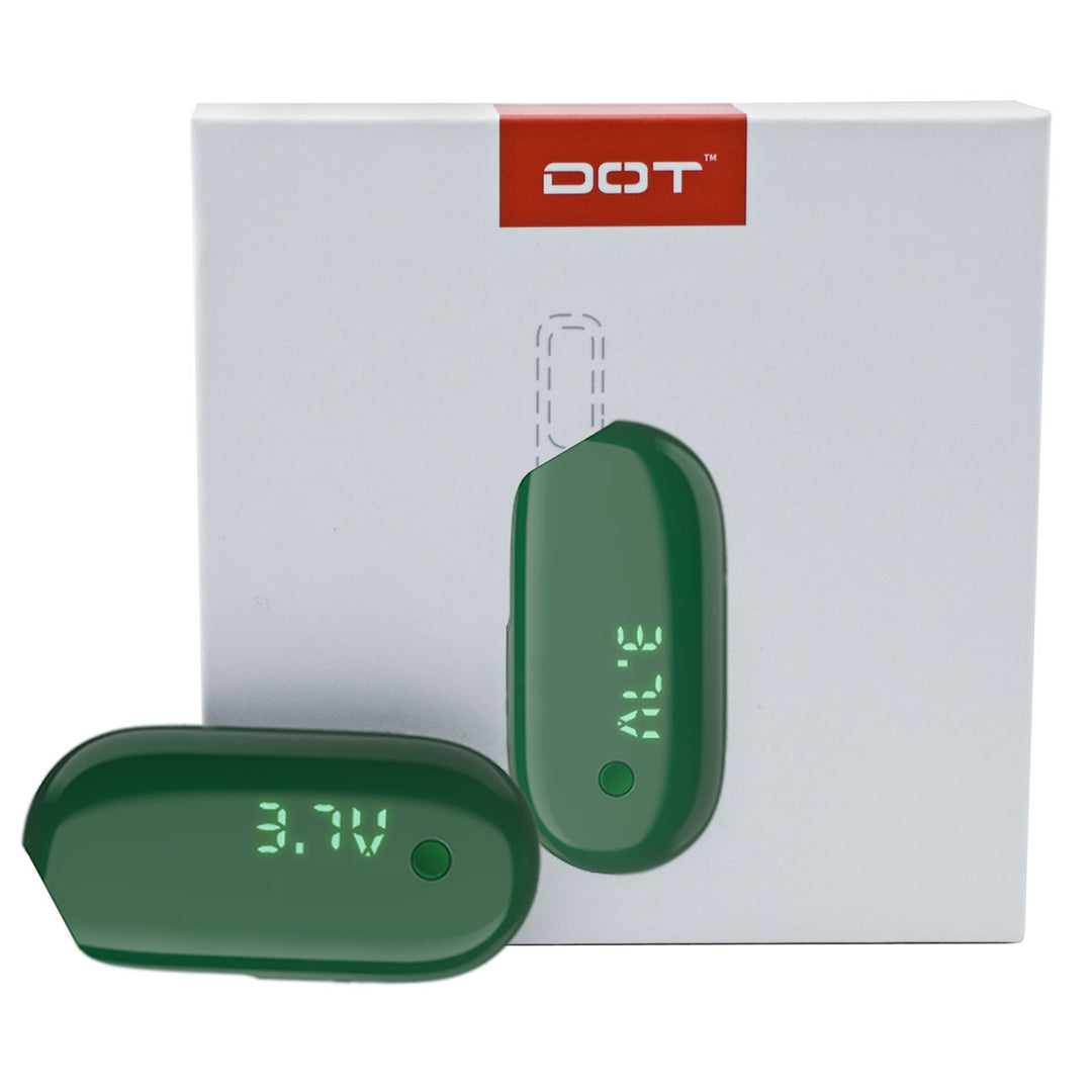 DOT Mini-Q Digital Vape Cartridge Battery  DOT GREEN