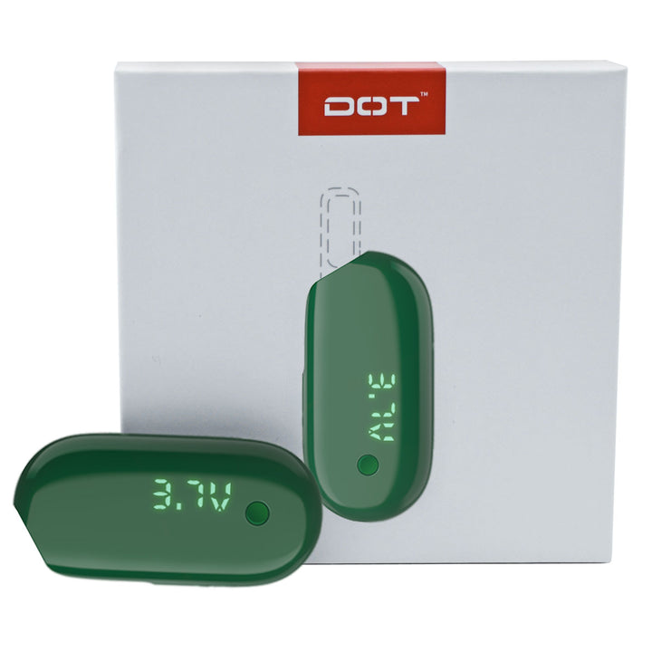 DOT Mini-Q Digital Vape Cartridge Battery  DOT GREEN