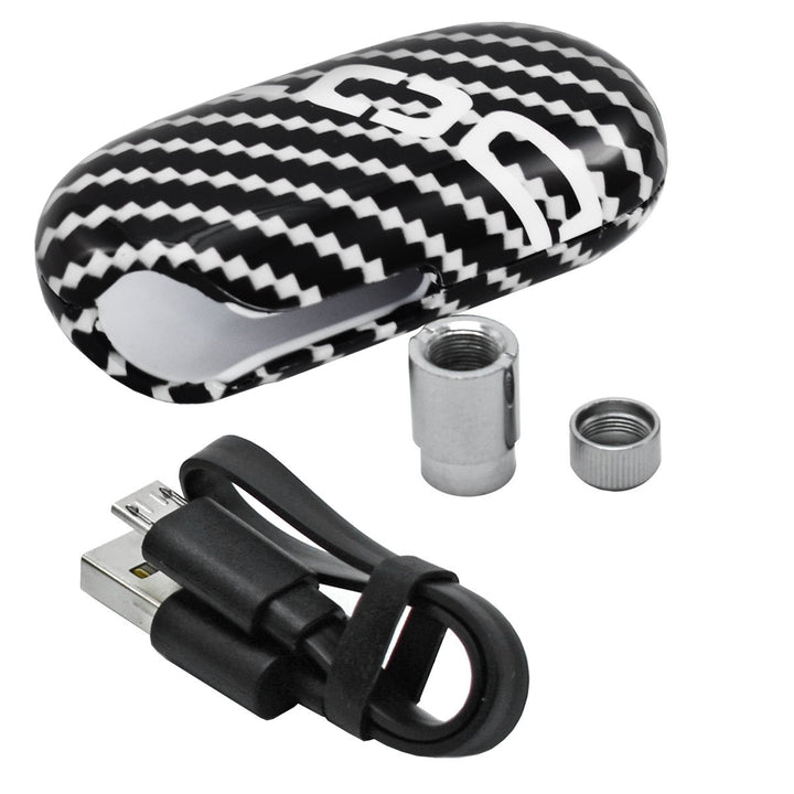 DOT Mini-S MOD 510 Thread Vape Cart Battery  DOT Black/White