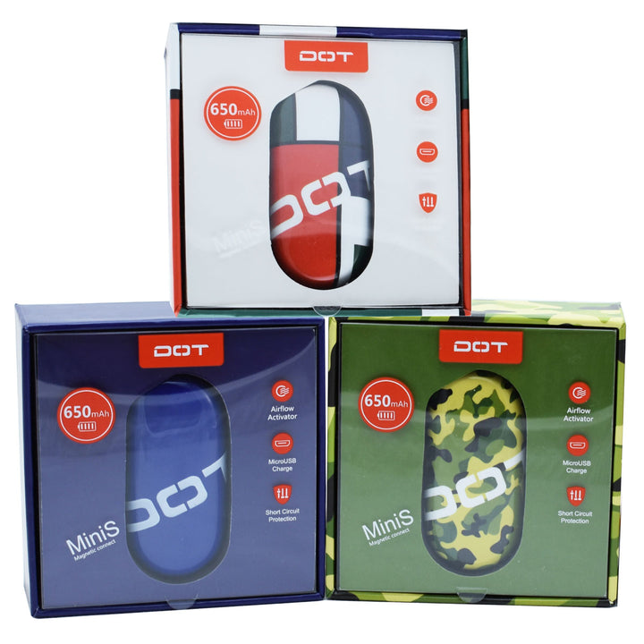 DOT Mini-S MOD 510 Thread Vape Cart Battery  DOT