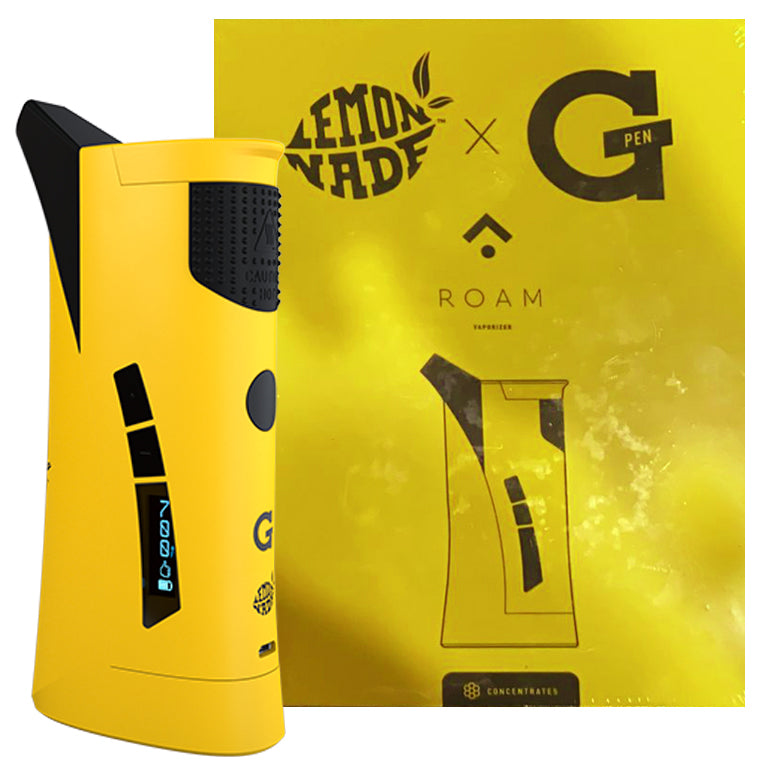 Grenco Science G Pen ROAM Wax Vaporizer with Water Filter Vape Pen G Pen Lemonade