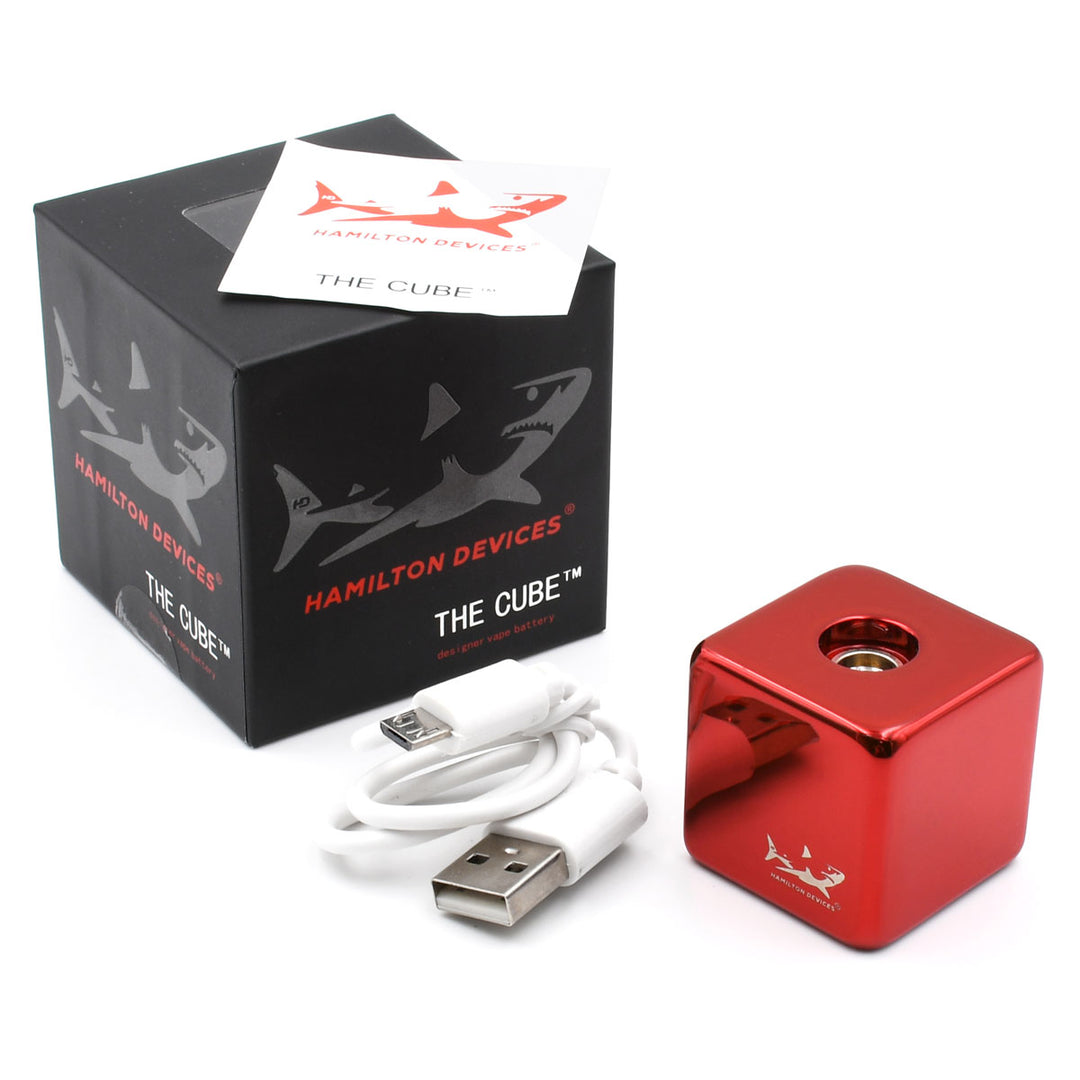 Hamilton Devices Cube Oil and Wax 510 Thread Vape Battery  Hamilton Devices