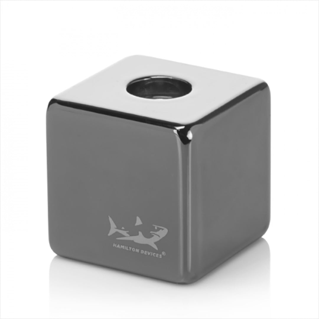 Hamilton Devices Cube Oil and Wax 510 Thread Vape Battery  Hamilton Devices Gun Metal