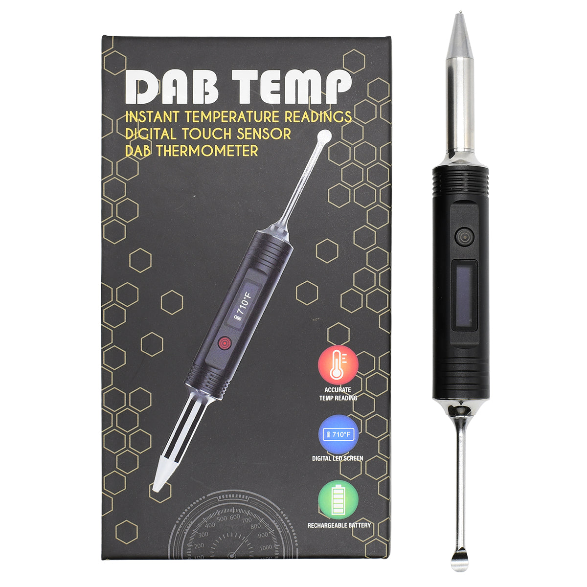 Wholesale Dabber Wax Dab Thermometer Bimetal Rechargeable Thermograph For  Concentrated Honey Oil Digital Vaporizer With LCD Display Temp Disposable  Pen With Micro USB From Vaporpack, $50.26