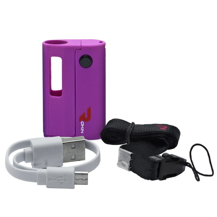 Rokin Mini Tank 510 Thread Vape Cart Battery Vape Batteries Rokin Purple
