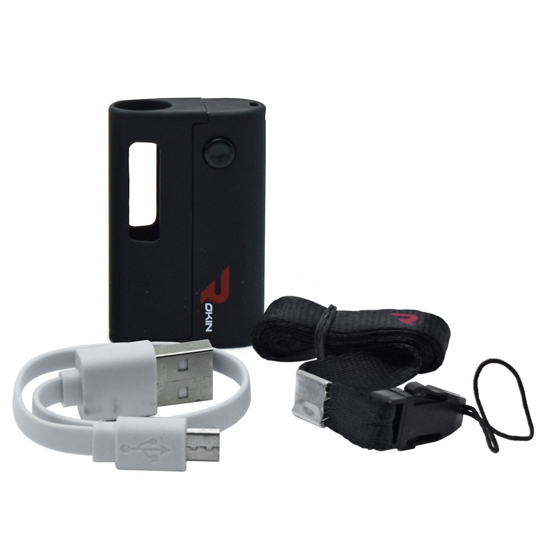 Rokin Mini Tank 510 Thread Vape Cart Battery Vape Batteries Rokin Black