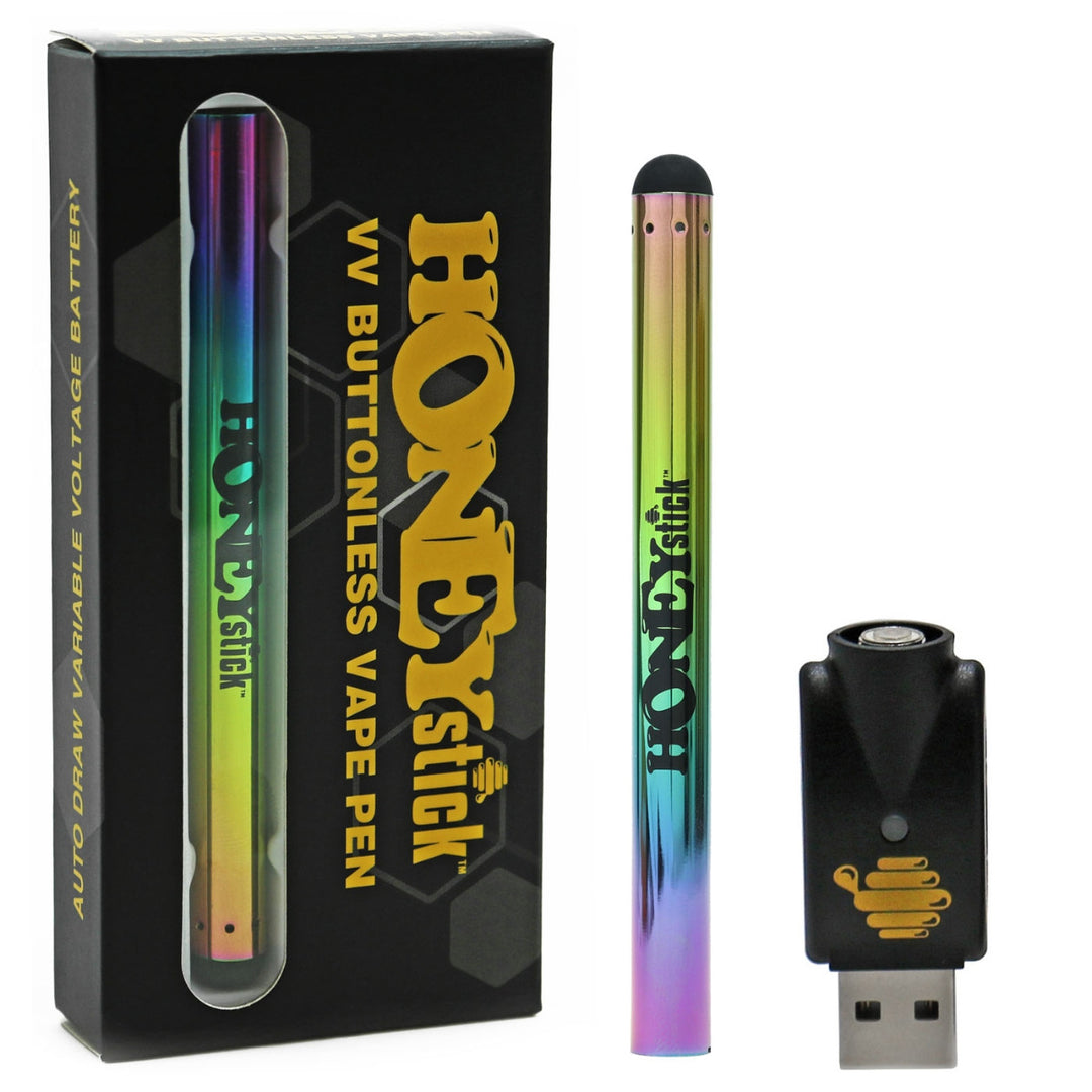 Honeystick Auto-Draw VV 510 Thread Vape Cart Pen Battery  Honeystick