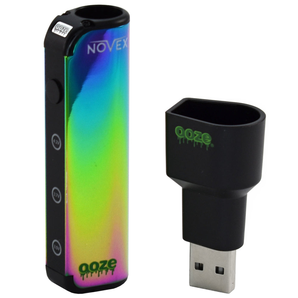 Ooze NOVEX 510 Thread Vape Cart Battery Vape Batteries Ooze Rainbow