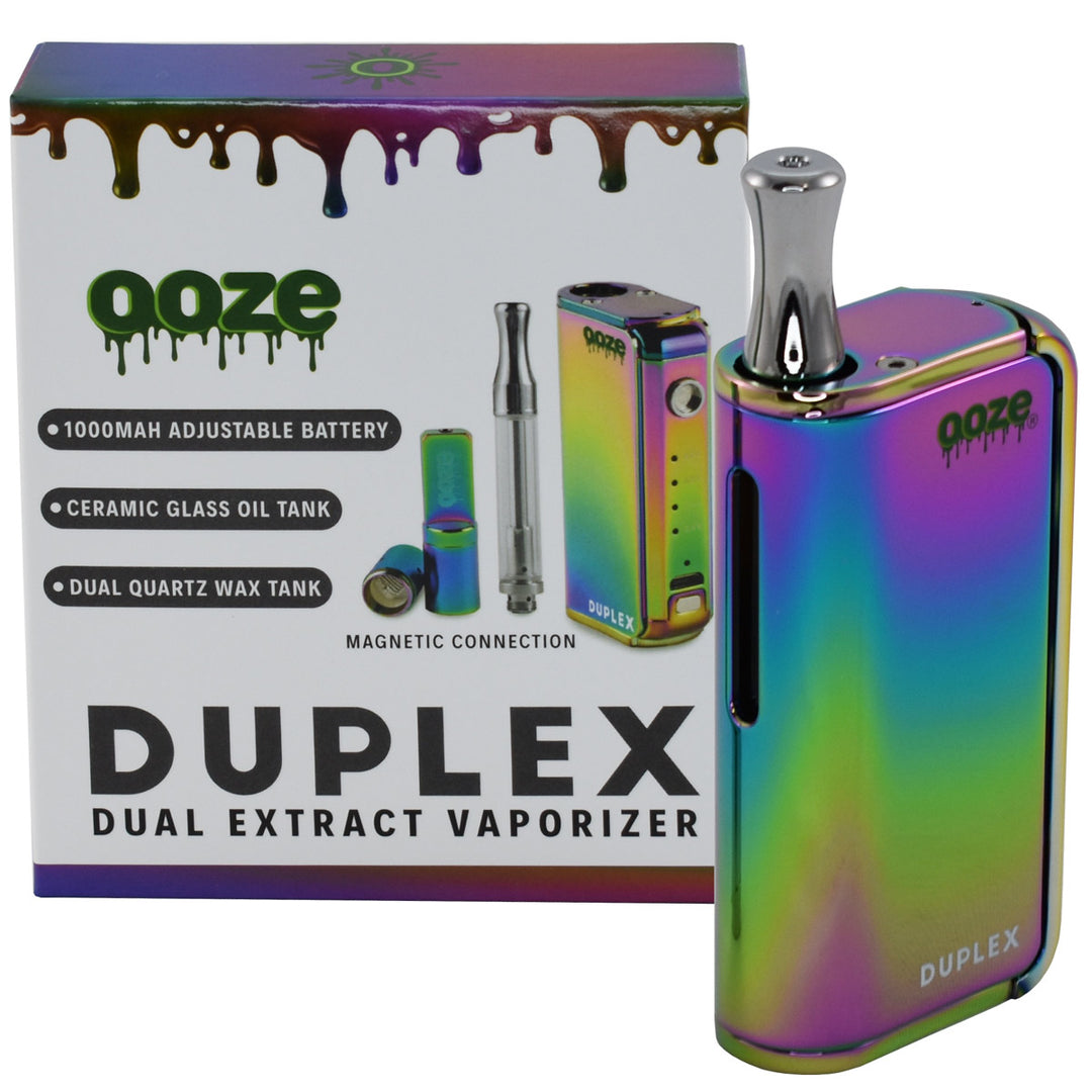 Ooze Duplex Dual Extract 510 Thread Vape Cart Battery Starter Kit 510 Thread Battery Ooze