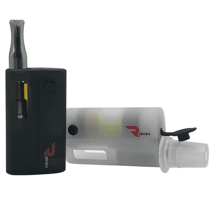 Rokin Mini Tank 2.0 - A 510 Thread Oil Vape Cart Battery & Water Pipe Adapter Cartridge Battery Rokin
