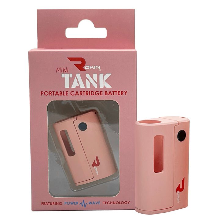 Rokin Mini Tank 510 Thread Vape Cart Battery Vape Batteries Rokin Pink