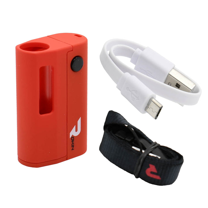 Rokin Mini Tank 510 Thread Vape Cart Battery Vape Batteries Rokin Red