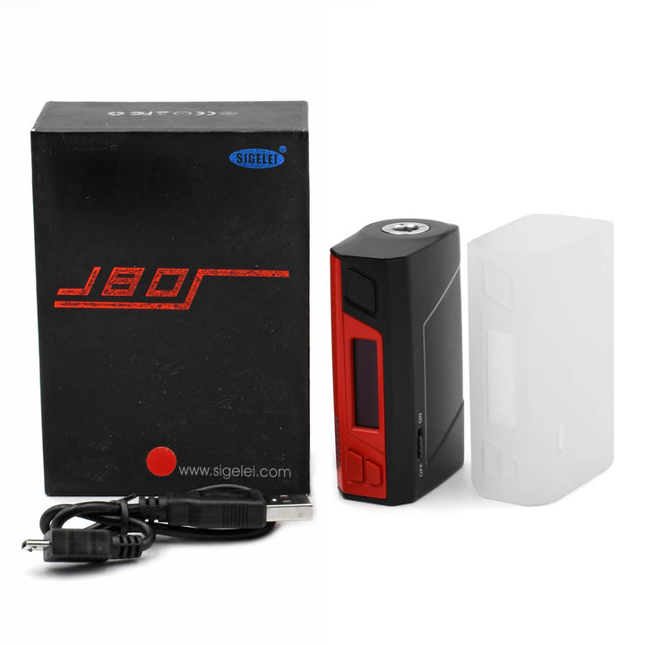 Sigelei J80 Box Mod  Sigelei Black/Red
