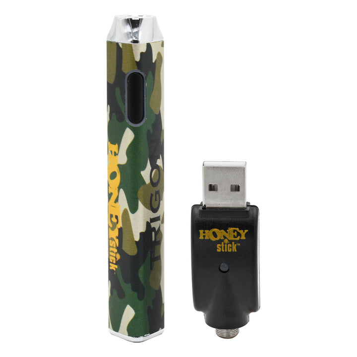 Honeystick Trigon 510 Thread Vape Cart Pen Battery  Honeystick Camo