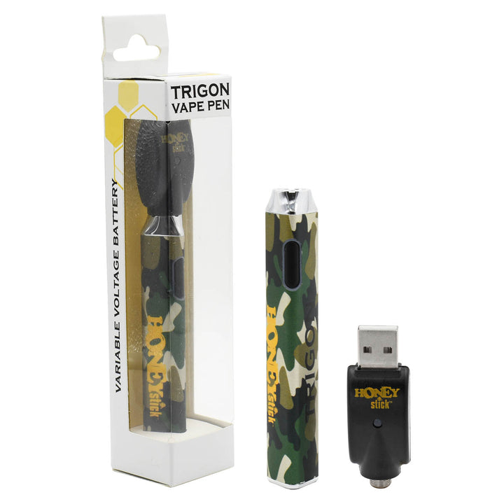 Honeystick Trigon 510 Thread Vape Cart Pen Battery  Honeystick