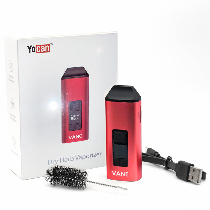 Yocan Vane Dry Herb Vaporizer Battery  Yocan Red