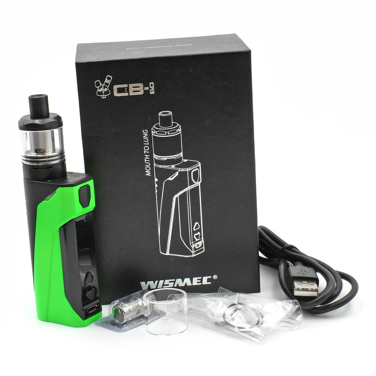 Wismec CB-60 Box Mod Vaporizer Vape Batt Wismec CB-60 Box Mod Vaporizer Vape Batt