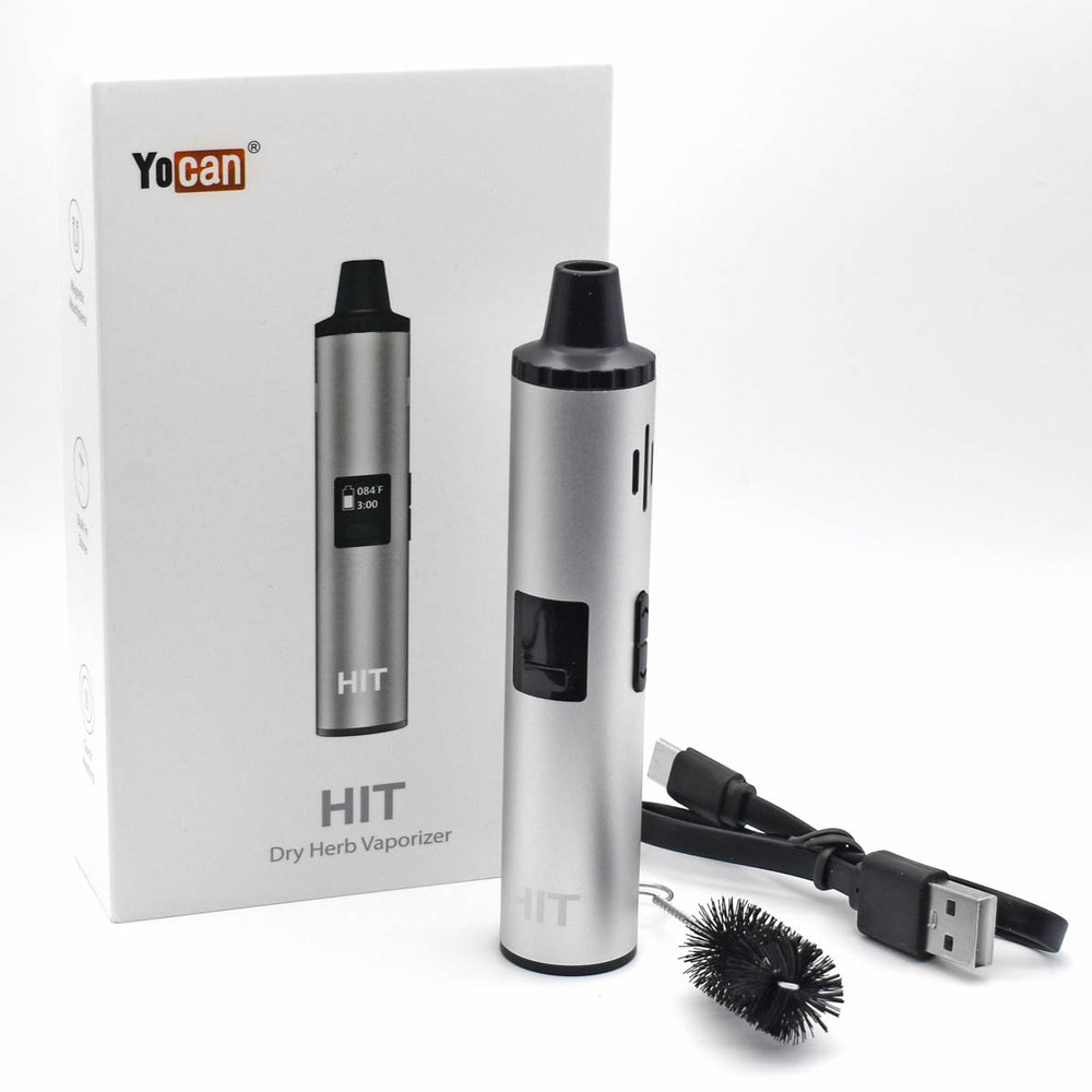 Yocan HIT Dry Herb Vaporizer Pen Battery  Yocan Silver