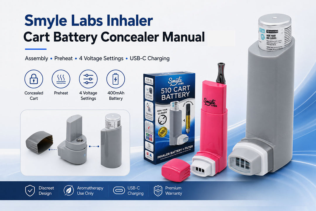 Smyle Labs Inhaler 510 Cartridge Battery Manual
