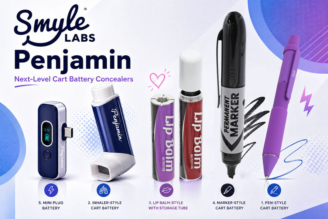 Smyle Labs Penjamin Discreet Cart Batteries Concealers of the Next Level