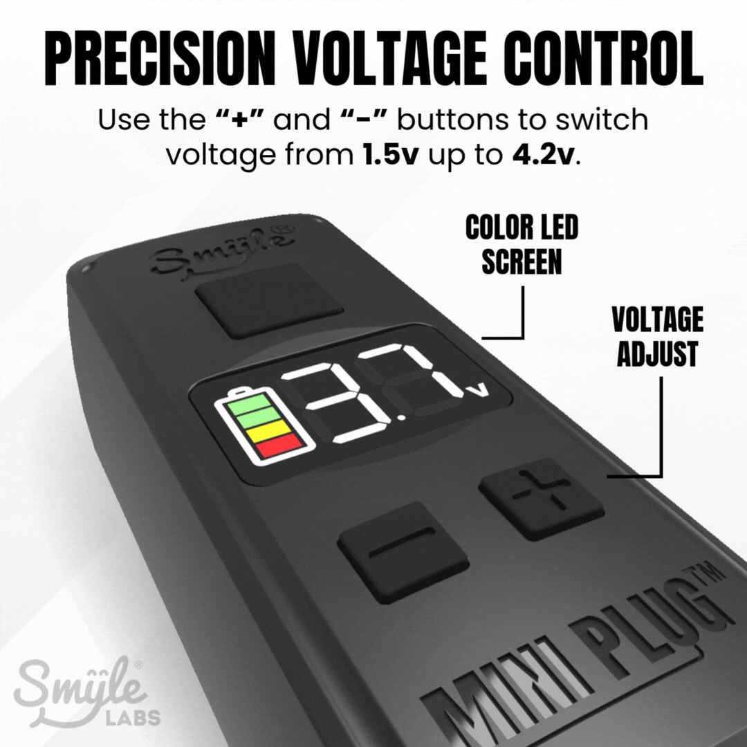Smyle Labs Mini Plug 510 Thread Vape Cart Battery