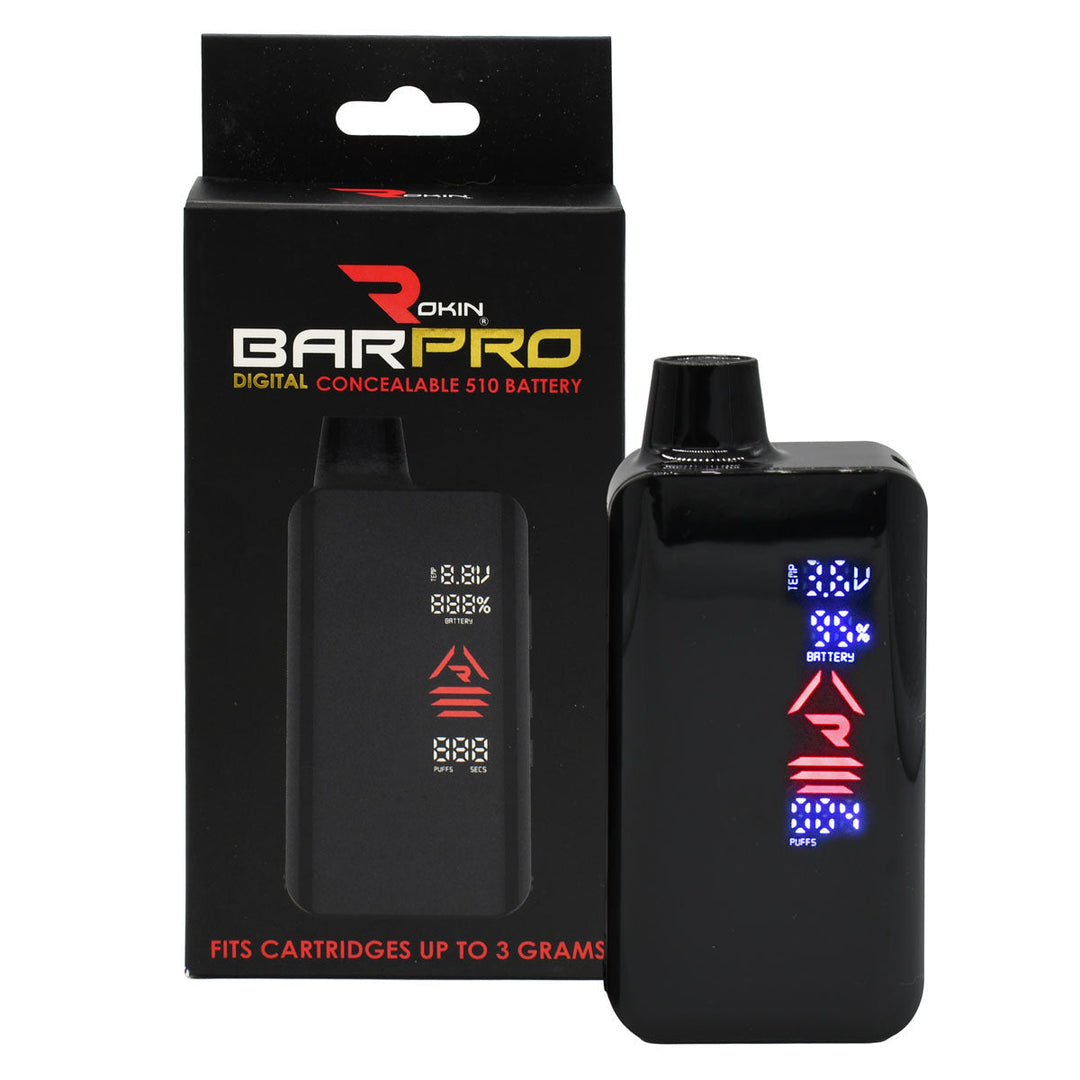 Rokin Bar PRO 510 Thread Vape Cart Battery Vape Batt Rokin Bar PRO 510 Thread Vape Cart Battery Vape Batt