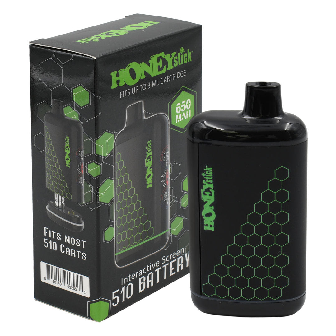 HoneyStick Interactive 510 Thread Vape Cart Battery Vape Batt HoneyStick Interactive 510 Thread Vape Cart Battery Vape Batt