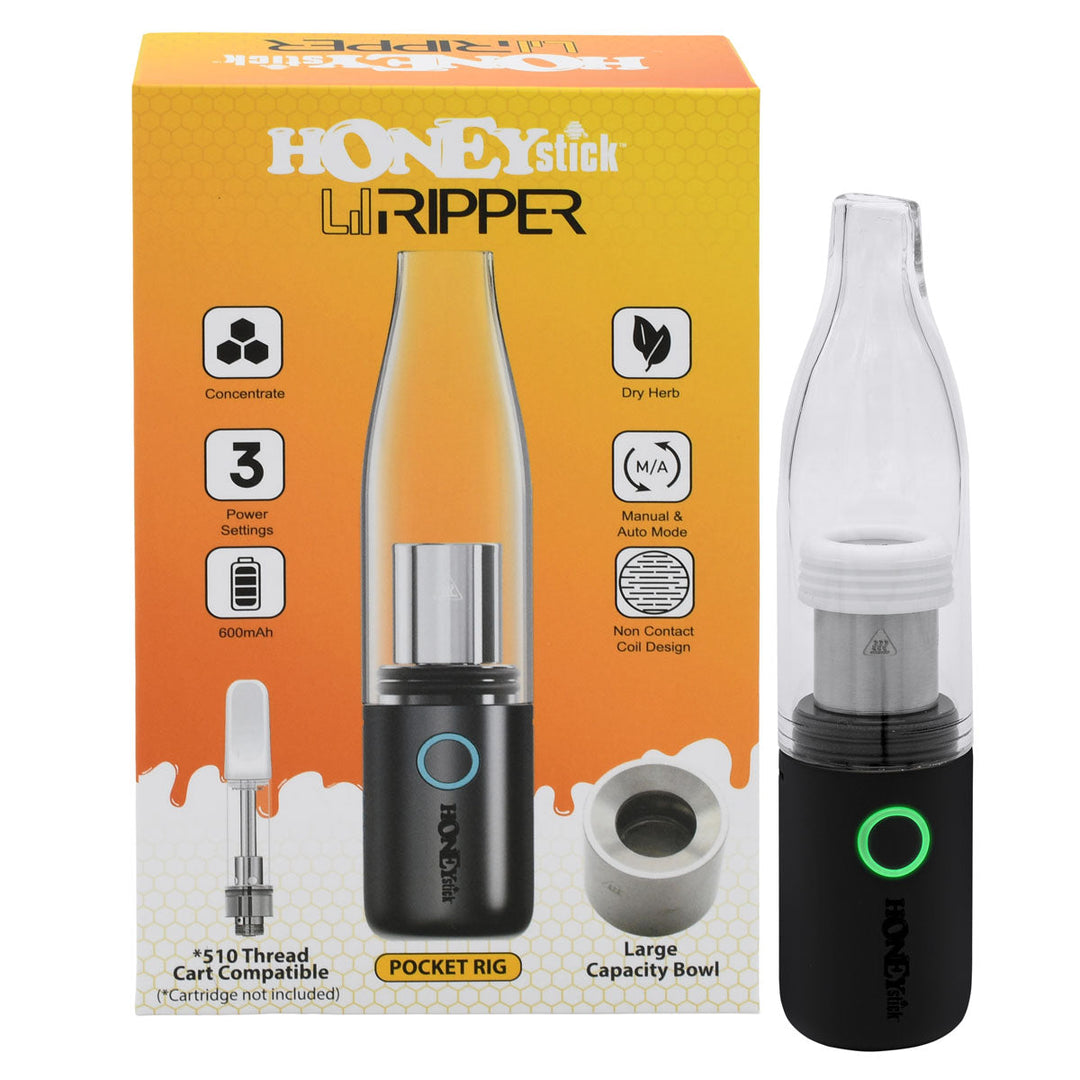 Honeystick Lil Ripper Portable 3 in 1 Vaporizer Vape Batt Honeystick Lil Ripper Portable 3 in 1 Vaporizer Vape Batt