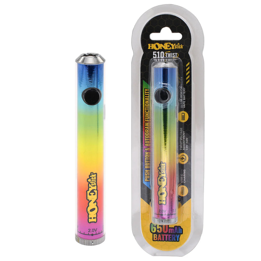 510 Twist Vape Pen Battery - Variable Voltage 650mAh Capacity Vape Batt 510 Twist Vape Pen Battery - Variable Voltage 650mAh Capacity Vape Batt