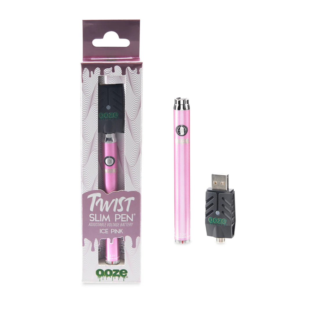 Ooze Slim Twist 510 Thread Vape Cart Pen Battery