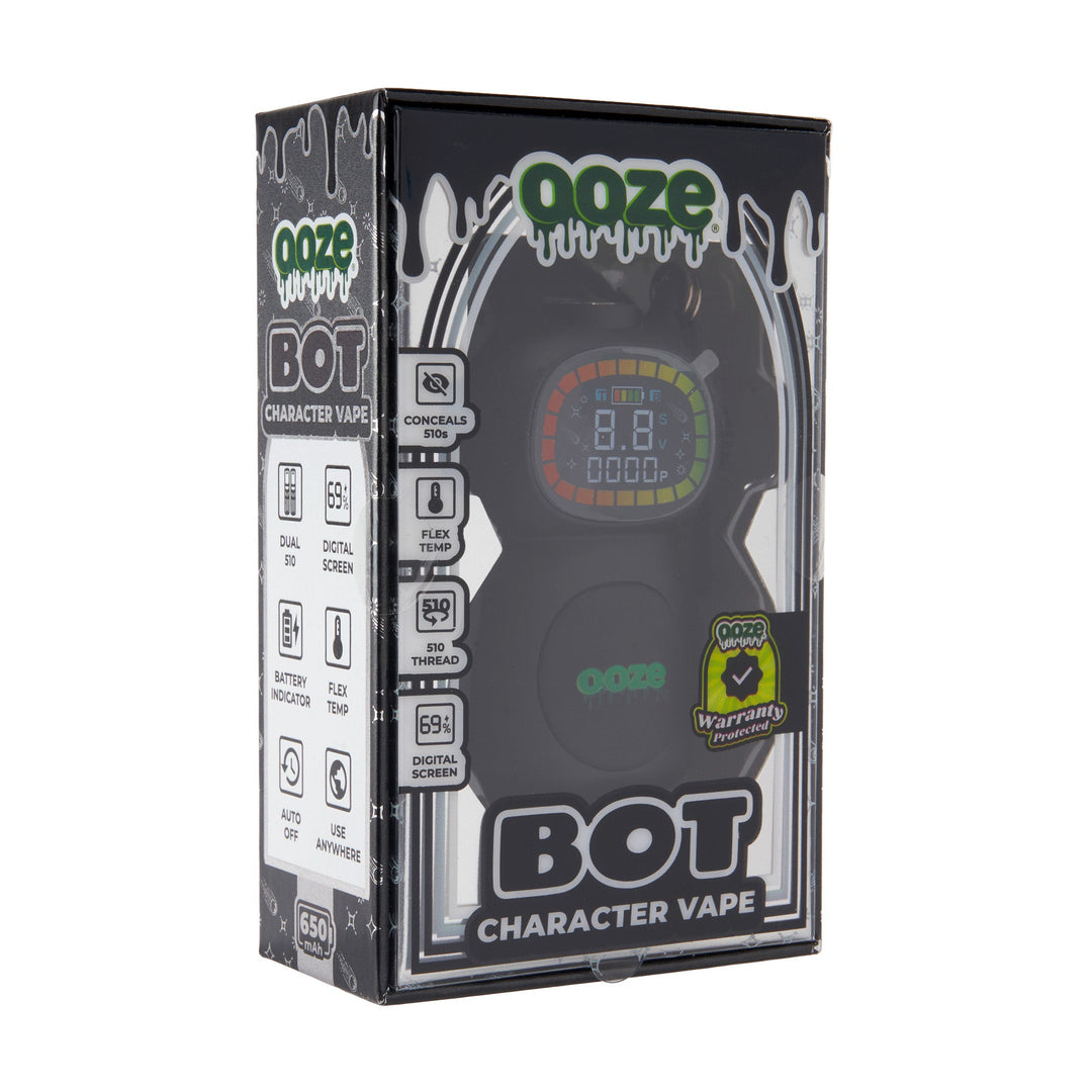 Ooze Bot Dual 510 Thread Vape Cart Battery